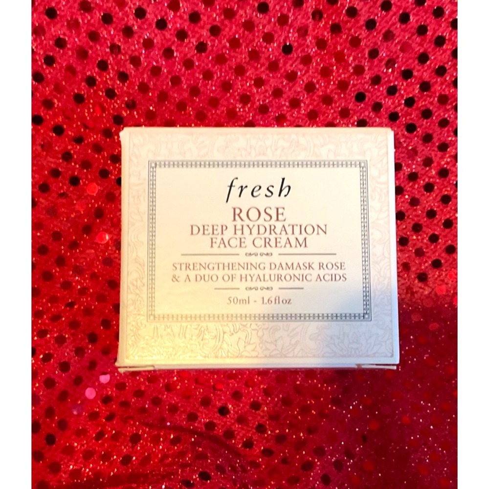 FRESH ROSE HYDRATION FACE CREAM HYALURONIC ACID 50ml. 1.6 oz.NEW SEALED IN BOX